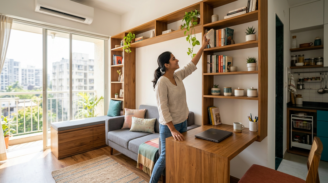 Mumbai Small Apartment Storage Ideas to Maximize Your 1BHK