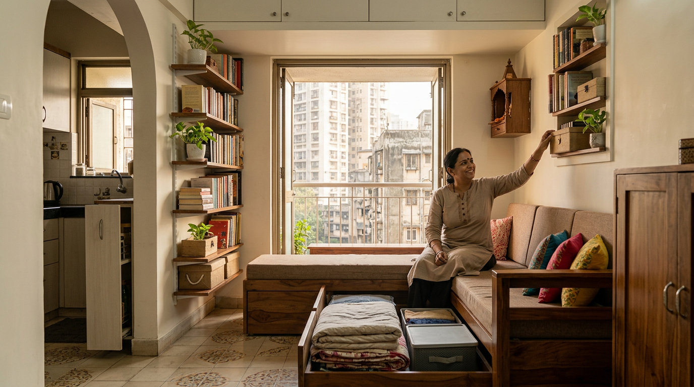 Smart Storage Ideas for Small Mumbai Apartments