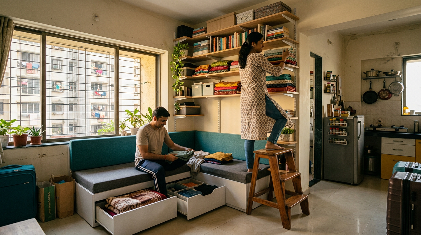 Smart Small Apartment Storage Ideas for Mumbai Homes